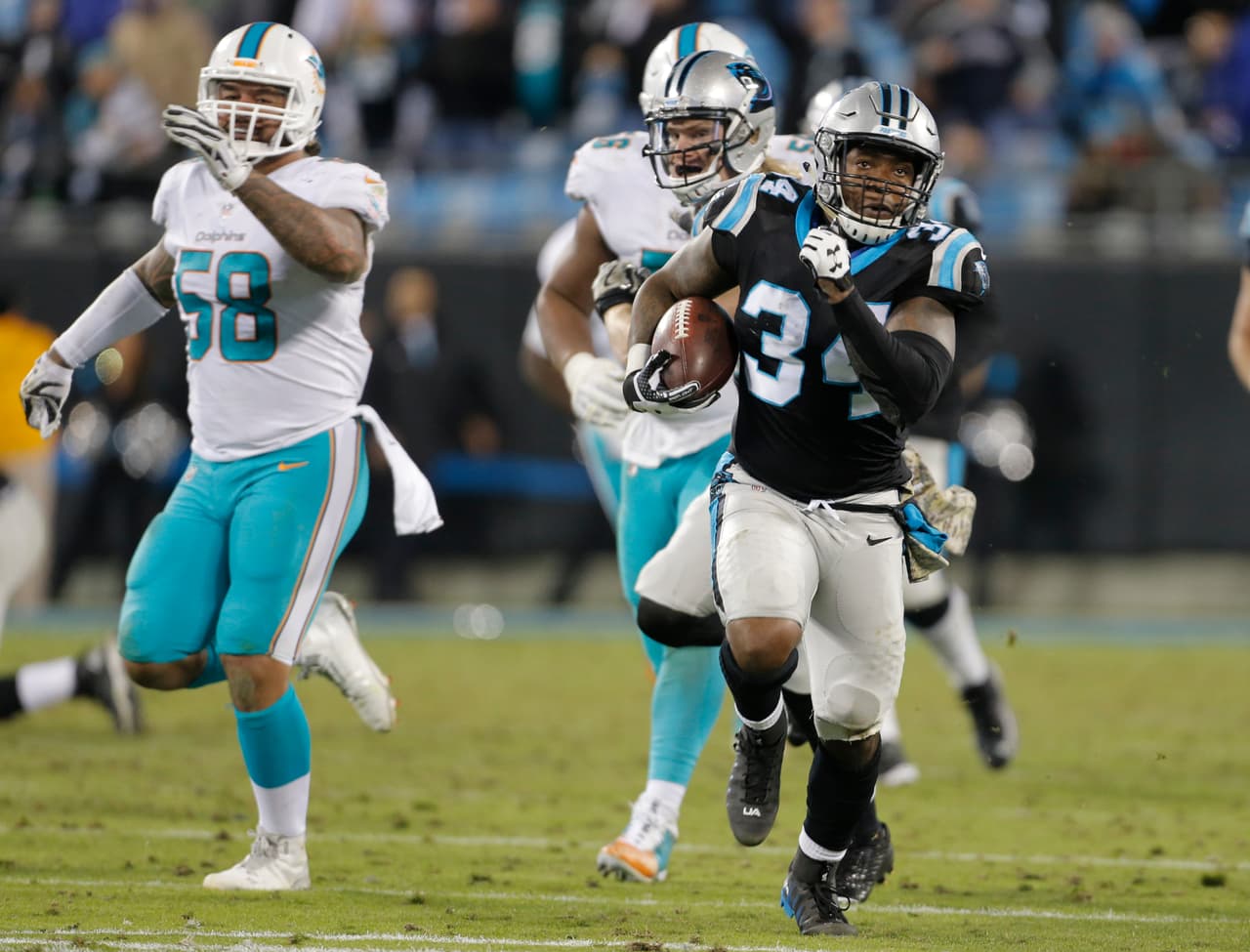 <b>Viernes:</b> Caroline Panthers recibe en el Bank of America Stadium a Miami Dolphins.