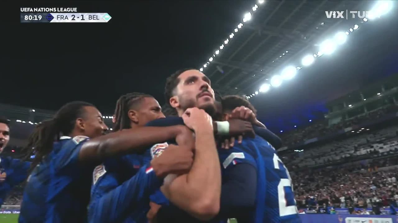 ¡La épica remontada de Francia a Bélgica al minuto 90'!