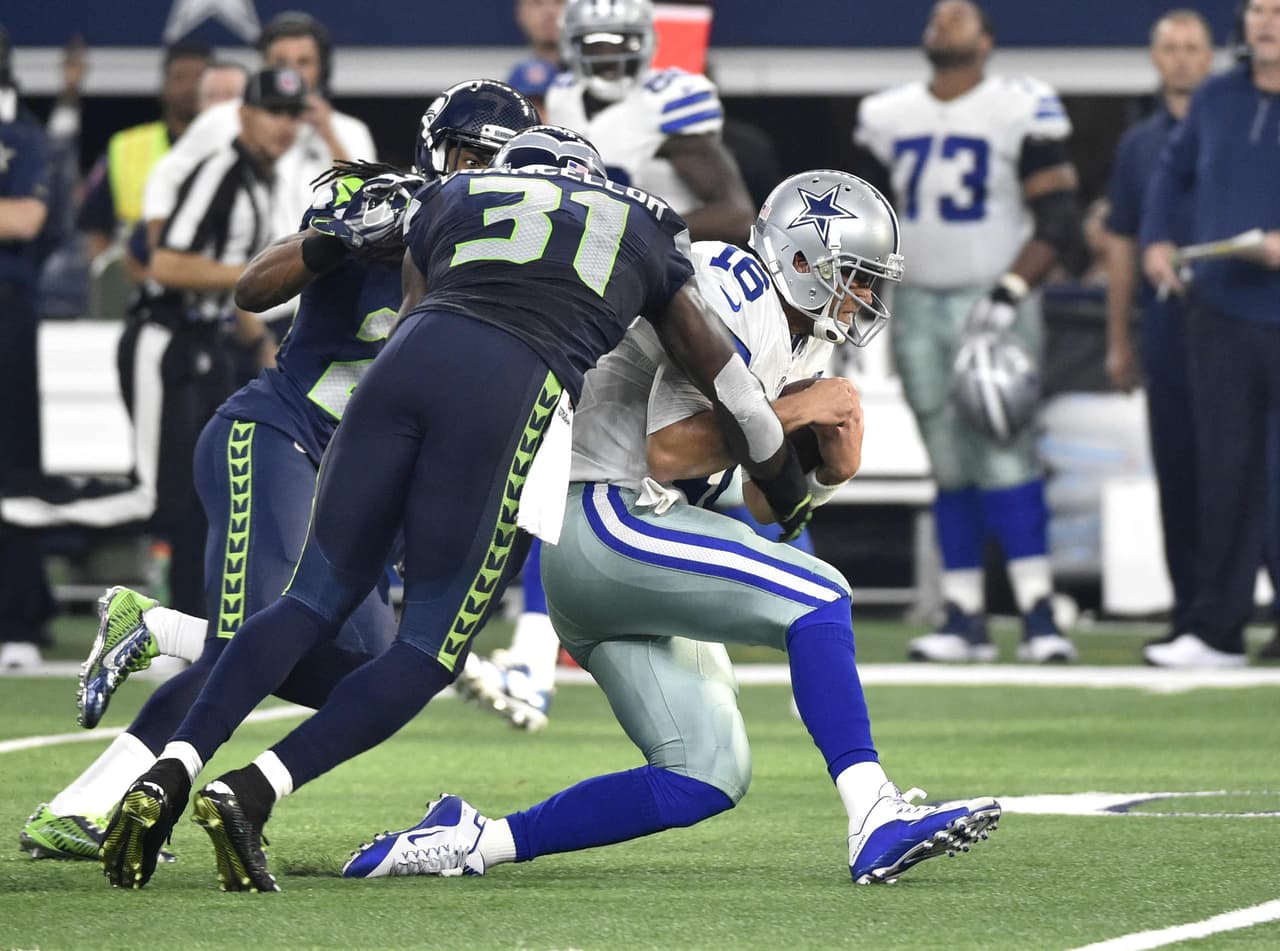 Los Seattle Seahawks vencieron 13-12 a los Dallas Cowboys que han perdido 5 partidos consecutivos.