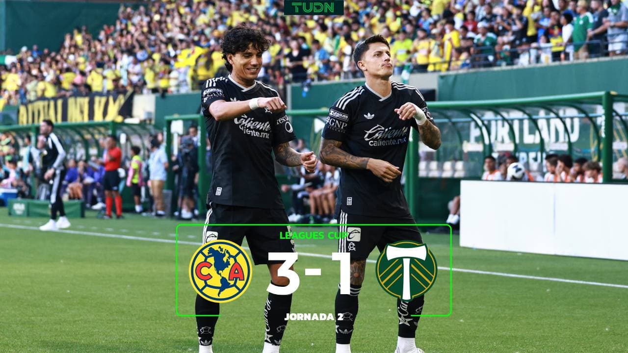 Resumen | América liga victorias en la Leagues Cup, al derrotar a Portland