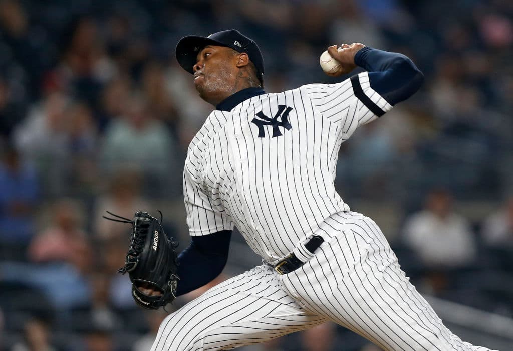 <b>Aroldis Chapman, New York Yankees</b>.