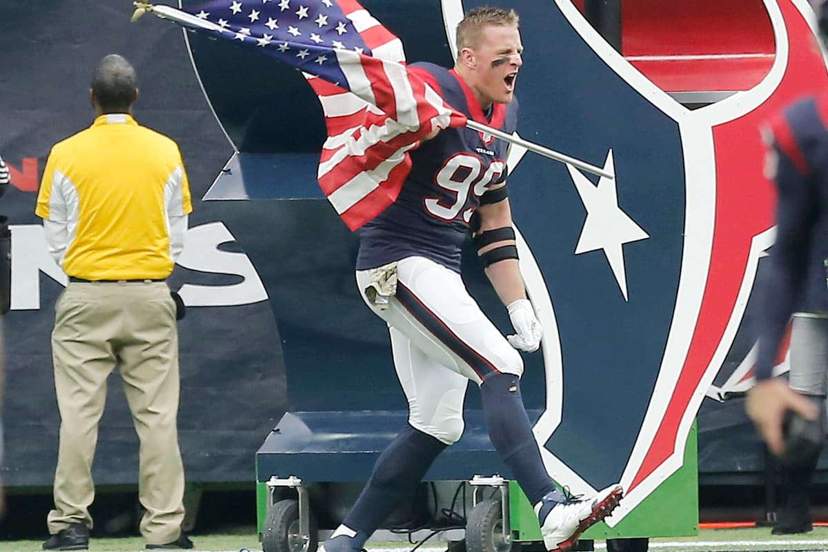 Jugador Defensivo de la Semana 11 AFC: DE J.J. Watt, Houston Texans