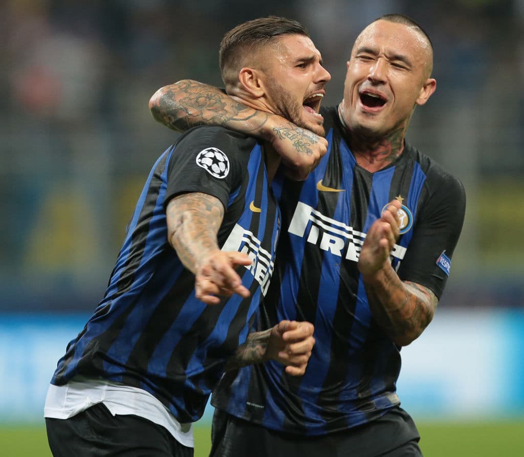 La fiesta del
<i>Nerazurri </i>se reflejó en la celebración de sus jugadores, casi incrédulos de lo logrado.