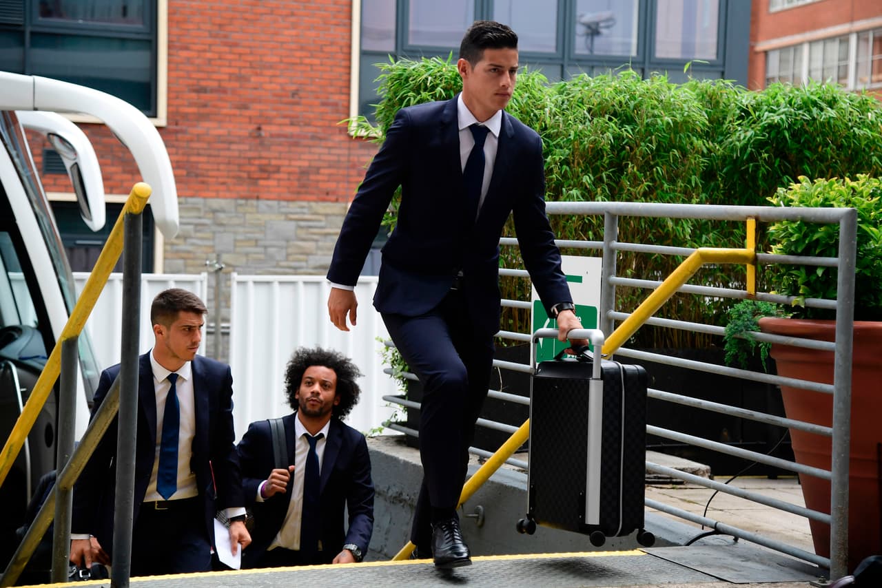 James Rodríguez es uno de los jugadores del Madrid que, en la previa, tiene menos opciones de jugar. De hacerlo, sería su último partido como merengue.