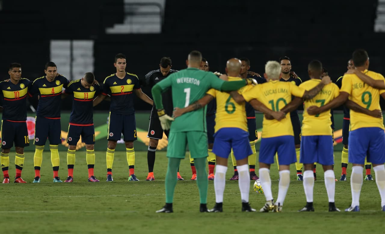 Brasil venció a Colombia en partido de homenaje a Chapecoense