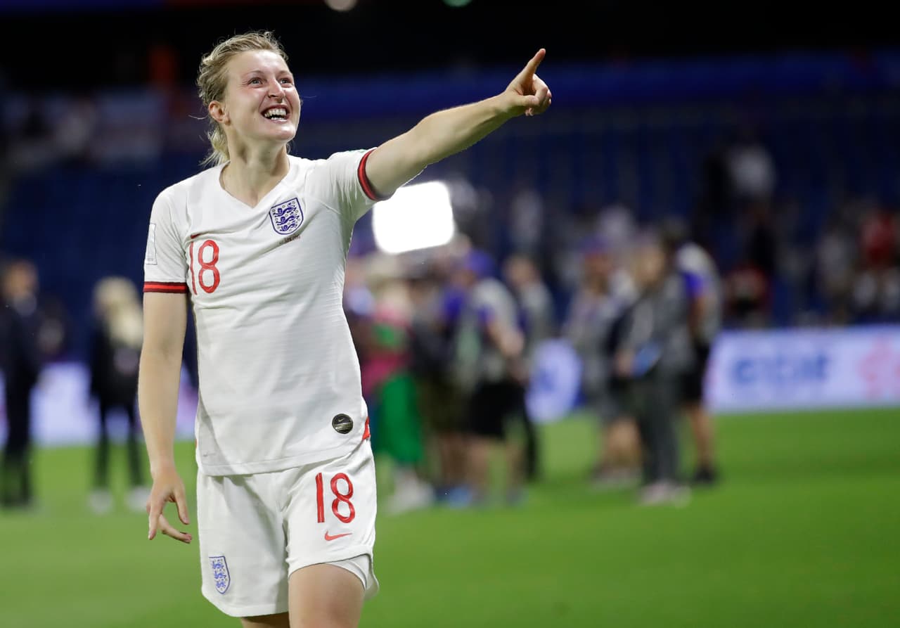 Ellen White de Manchester City ocupa el número 14.