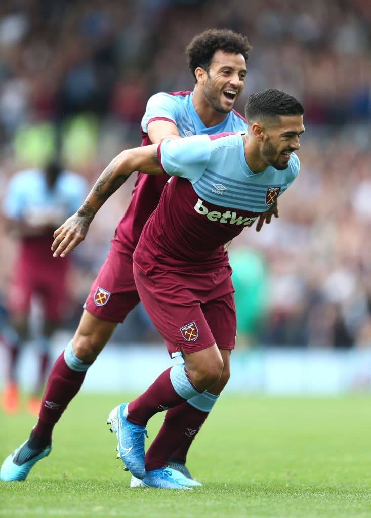 Manuel Lanzini marcó el único gol del encuentro al minuto 18.