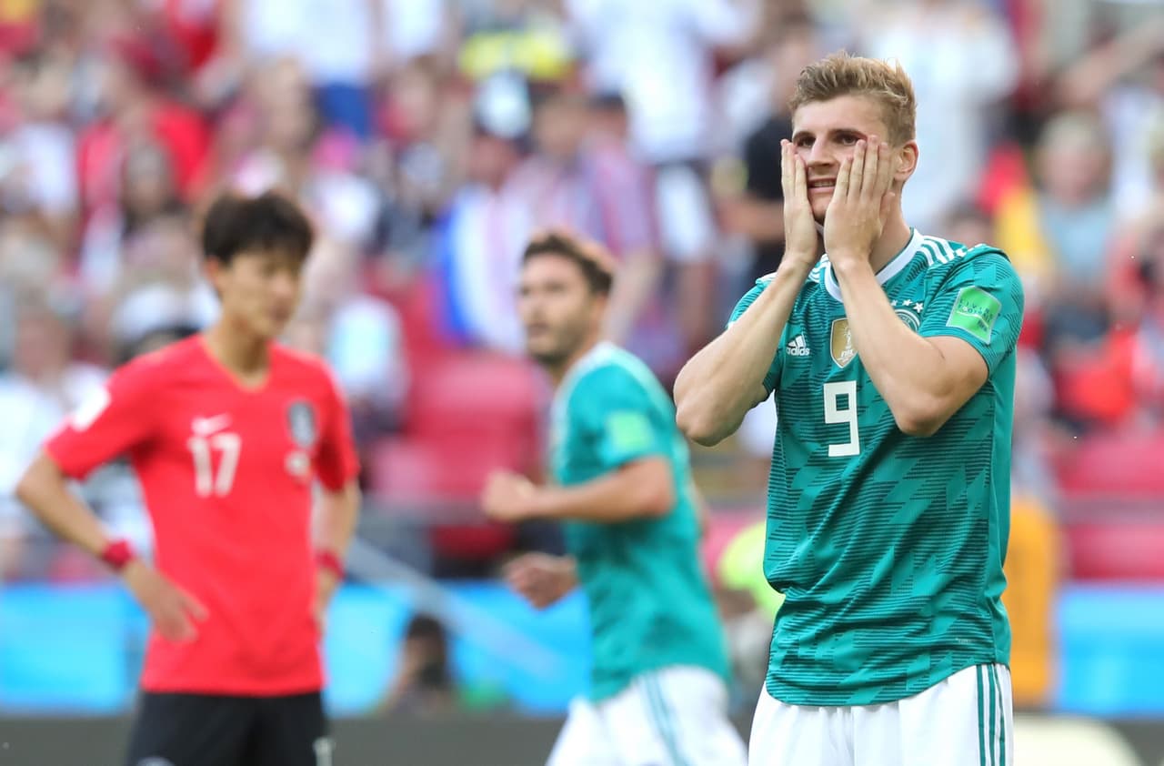 Alemania seguió acercándose y tuvo el gol otra vez pero en el pie derecho de Werner que se fue por muy poco.