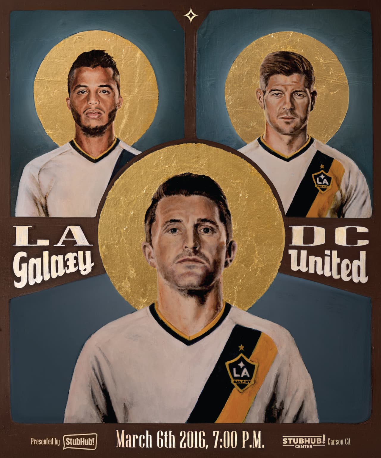 El LA Galaxy reveló el póster conmemorativo del partido inaugural ante DC United.