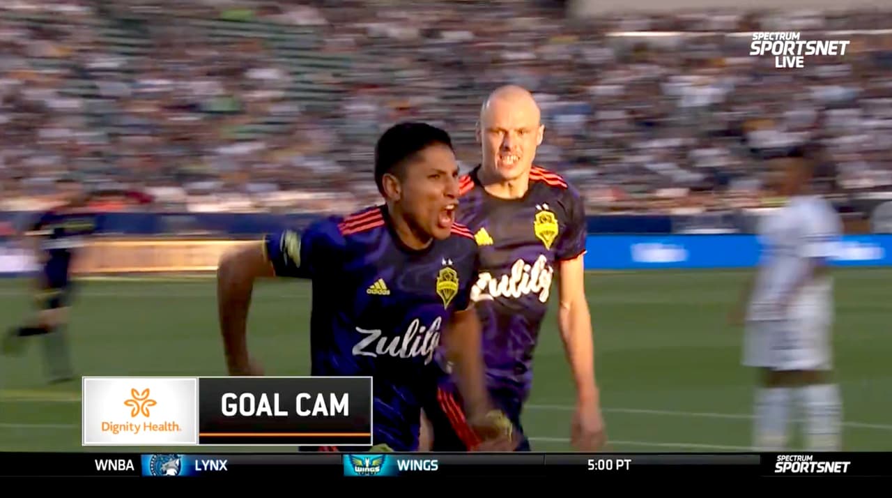 Con asistencia de taquito Raúl Ruidíaz marca el segundo y Seattle remonta el marcador