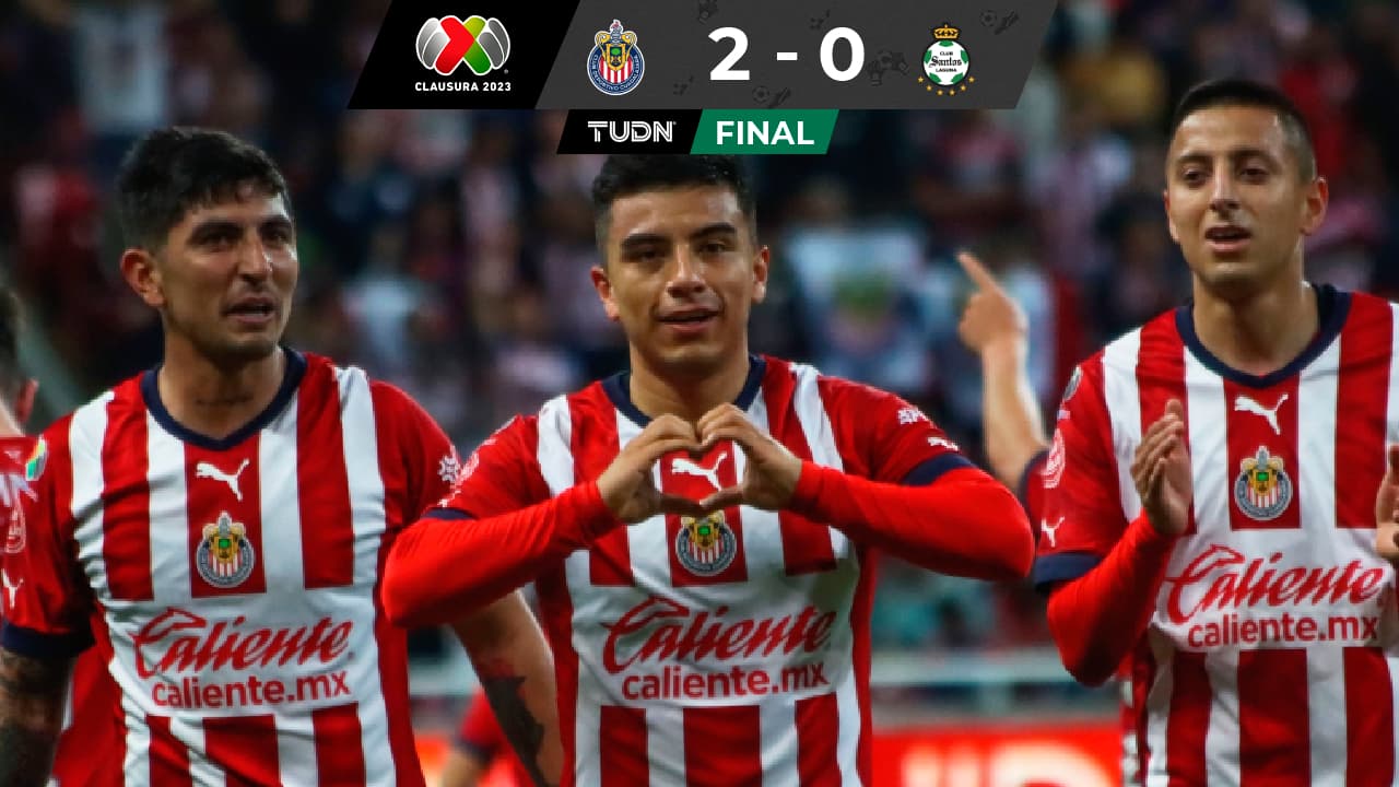 ¡Imparables! Chivas derrota a Santos y suma cuarto triunfo consecutivo