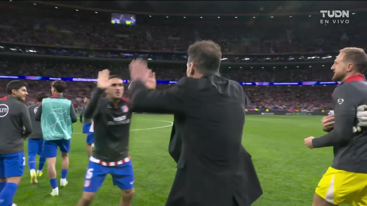 Obed Vargas festeja festeja eliminación del Barça a manos del Atleti