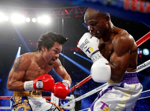 Manny Pacquiao dominó a Timothy Bradley y lo venció por decisión unánime en lo que sería su última pelea como boxeador profesional.