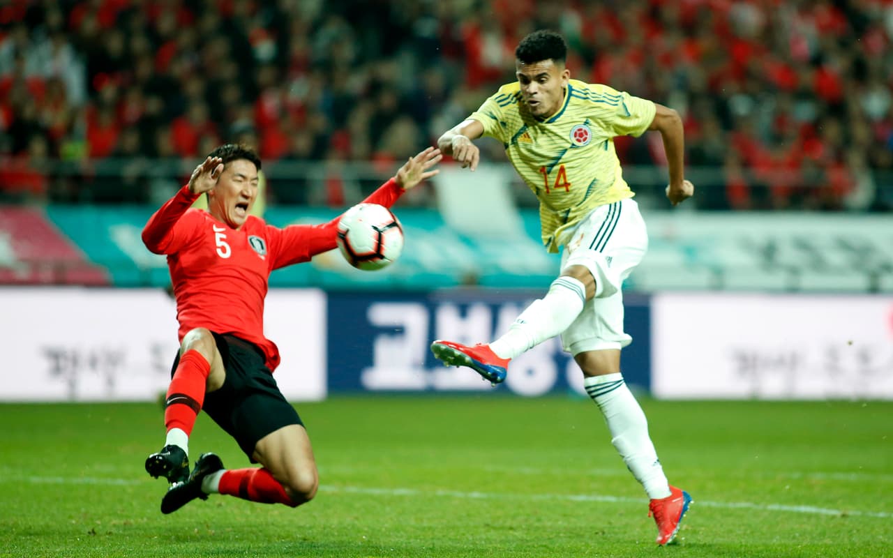 Sin James Rodríguez y Falcao García desde el arranque, uno de los mejores jugadores fue Díaz con velocidad y potencia por las bandas.