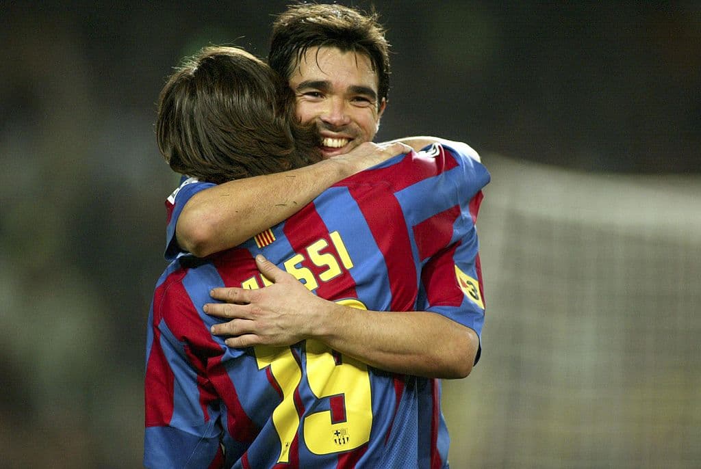 Deco and Leo Messi compartieron cancha y campeonatos en el Barcelona. Con Cristiano fue en la selección portuguesa.