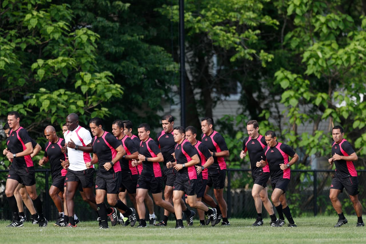 Action photo during training Umpires participating in the America Cup 2016 Centenary at the College of DuPage. Foto de accion durante el Entrenamiento de los Arbitros que Participaran durante la Copa America Centenario 2016 en el College of DuPage , en la foto: Vista General --- 31/05/2016/MEXSPORT/ISI PHOTOS/Robin Alam.