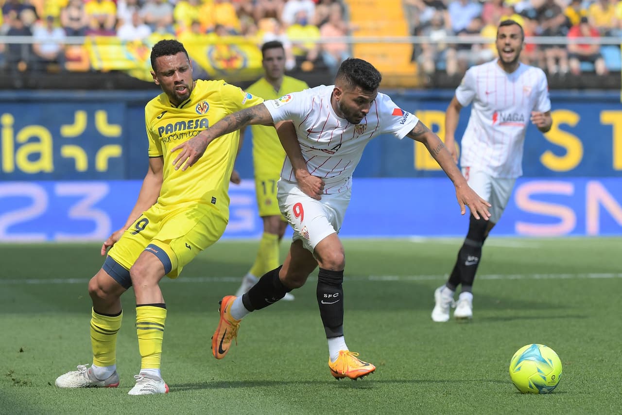 Empate de último minuto para Sevilla contra Villarreala en La Cerámica para acercarse a Europa; Jesús 'Tecatito' Corona fue titular y tuvo una mediana participación.