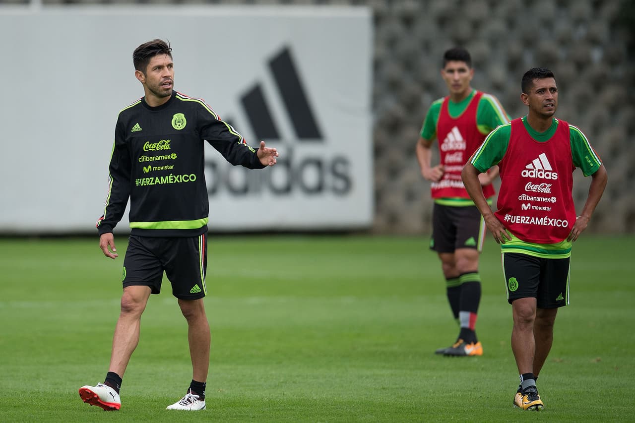 Los jugadores mexicanos realizaron algunos trabajos físicos como parte de su preparación para el partido del viernes contra Trinidad y Tobago como locales.