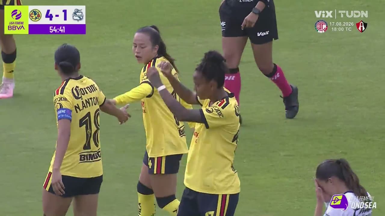 ¡Doblete de Geyse da Silva! El cuarto de las Águilas