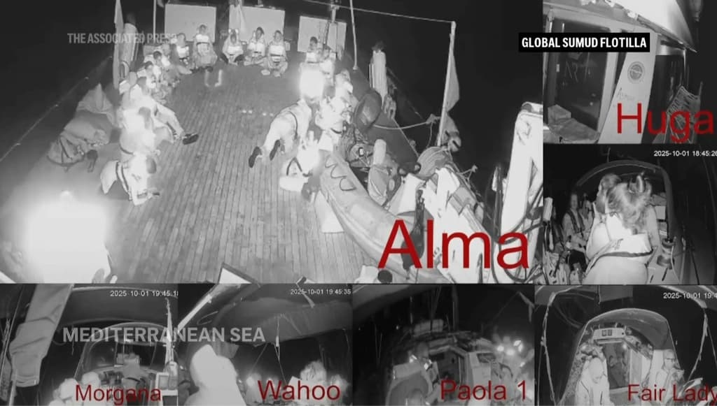 Israel intercepta varios barcos de la flotilla de ayuda humanitaria a Gaza