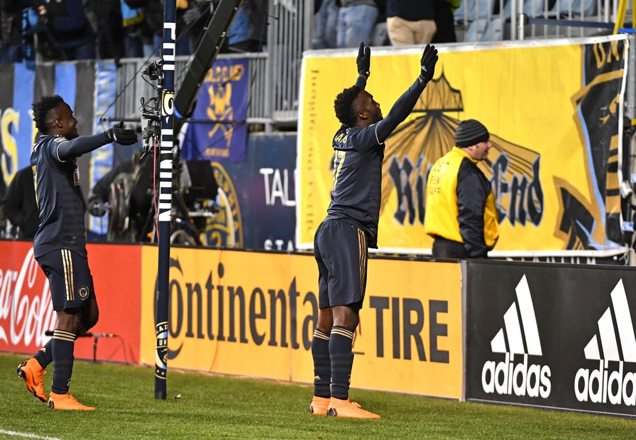 Con una asistencia y un gol, C.J. Sapong fue el héroe del triunfo de Philadelpia Union por 2-0 frente a New England Revolution. (USA Today Images)