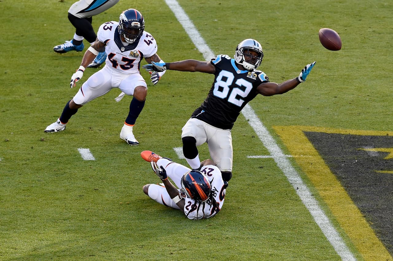 Jerricho Cotchery no pudo quedarse con el envío de Newton.