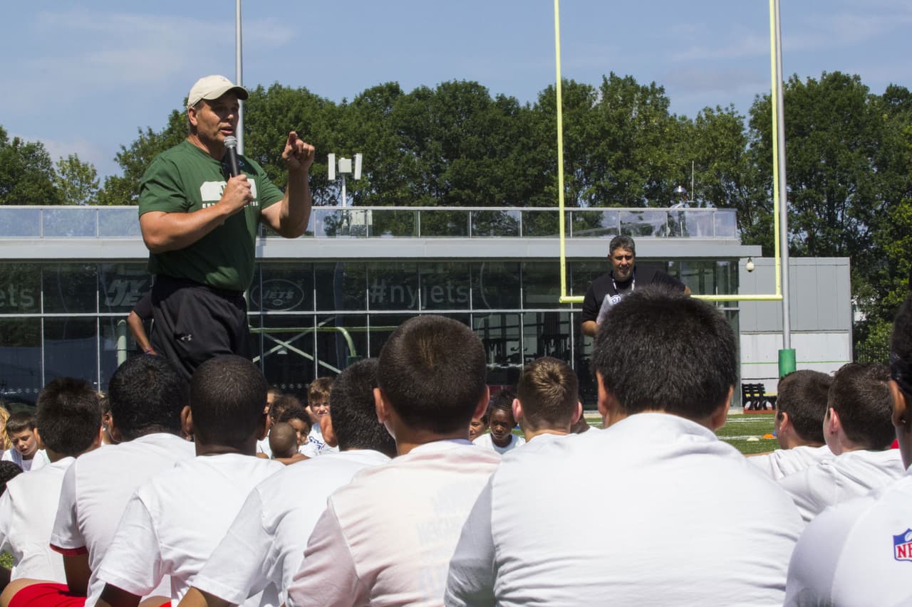 El ex jugador de los Jets fue parte de este evento.