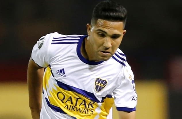 Emanuel Reynoso, volante ofensivo de Boca Juniors.