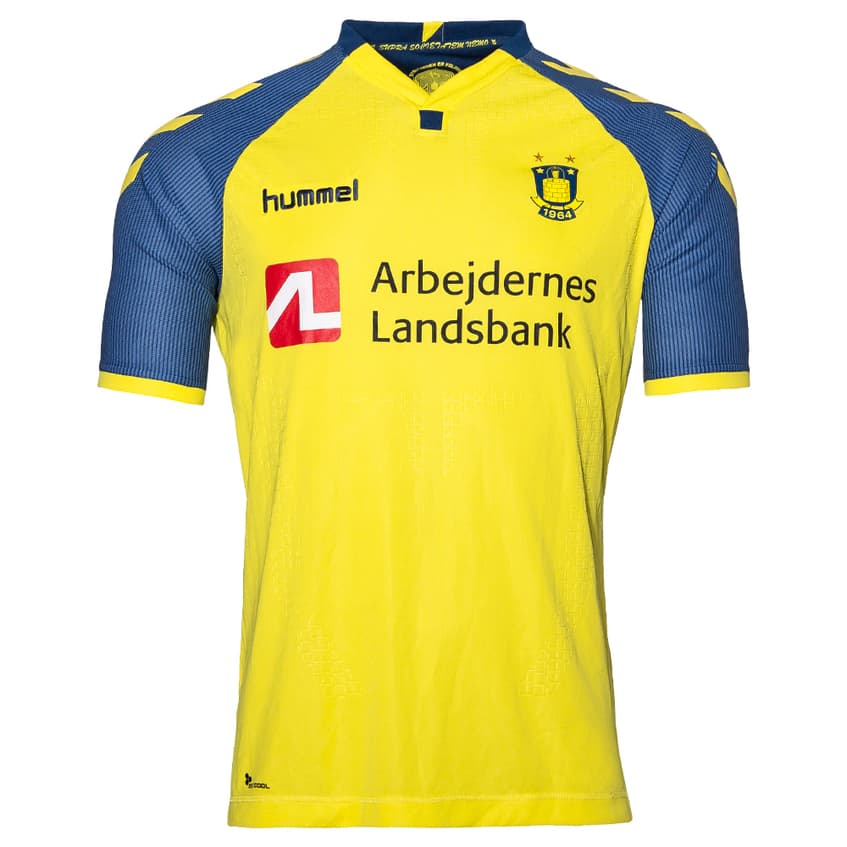El jersey de casa del Brondby, equipo de Dinamarca, fue uno de los que se reconoció en la lista del diario inglés.