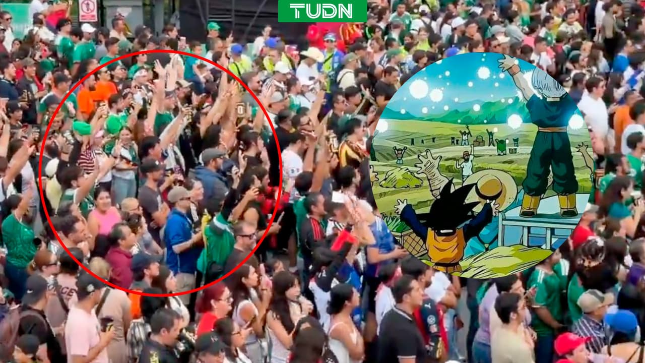 Mexicanos recrean Genkidama de Dragon Ball Z para apoyar a Japón en el Mundial