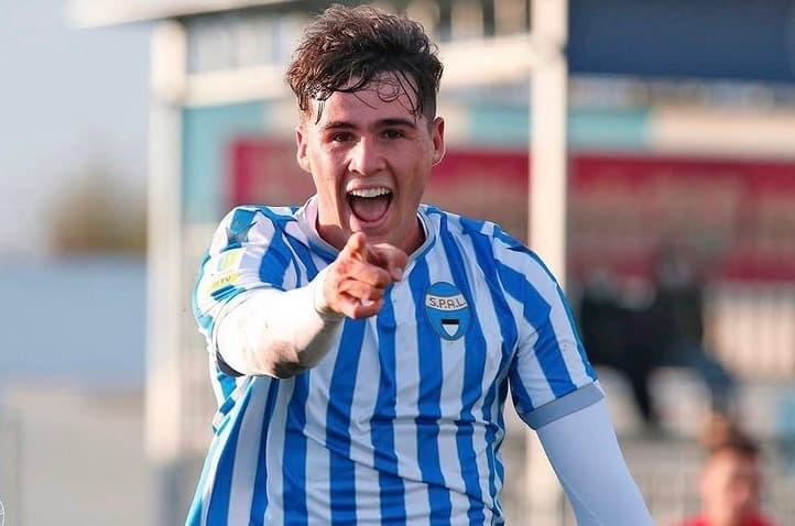El mexicano Teun Wilke marca tres goles con SPAL en Italia
