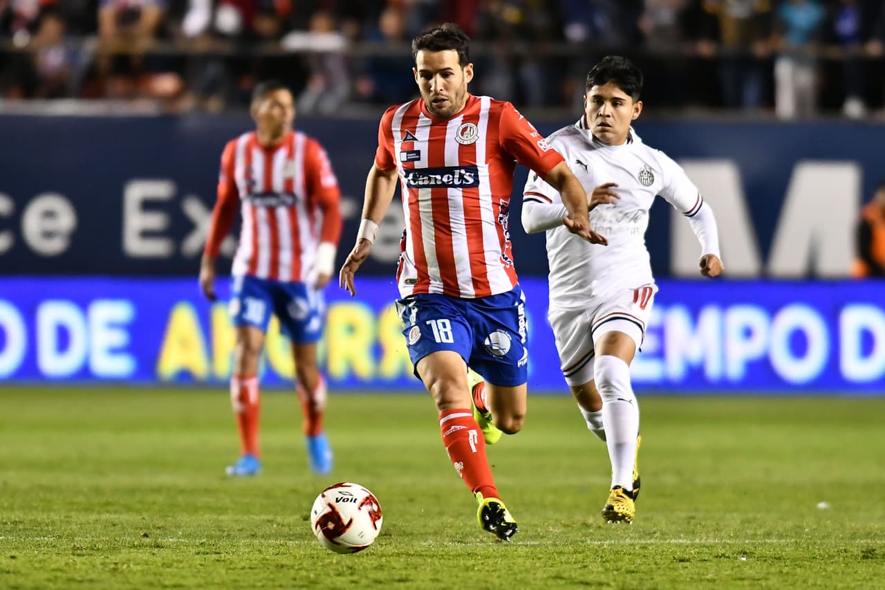 Con goles de Nicolás Ibañez y Germán Berterame por parte del Atlético san Luis y goles de Javier López y Oribe Peralta por parte del Guadalajara, Atlético san Luis y Chivas empatan en duelo con tres penales.