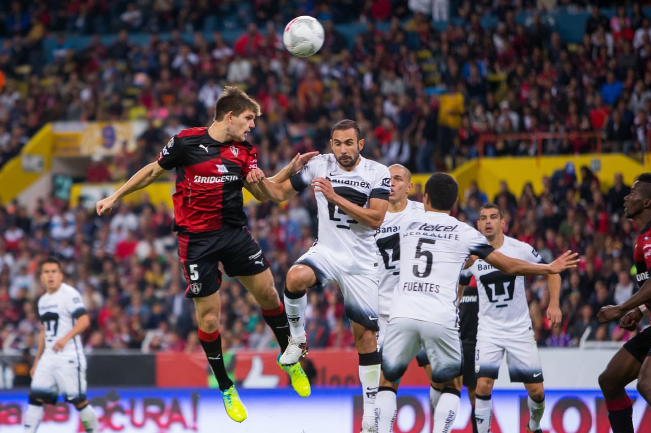 Atlas y Pumas jugaron un entretenido encuentro en el Jalisco.