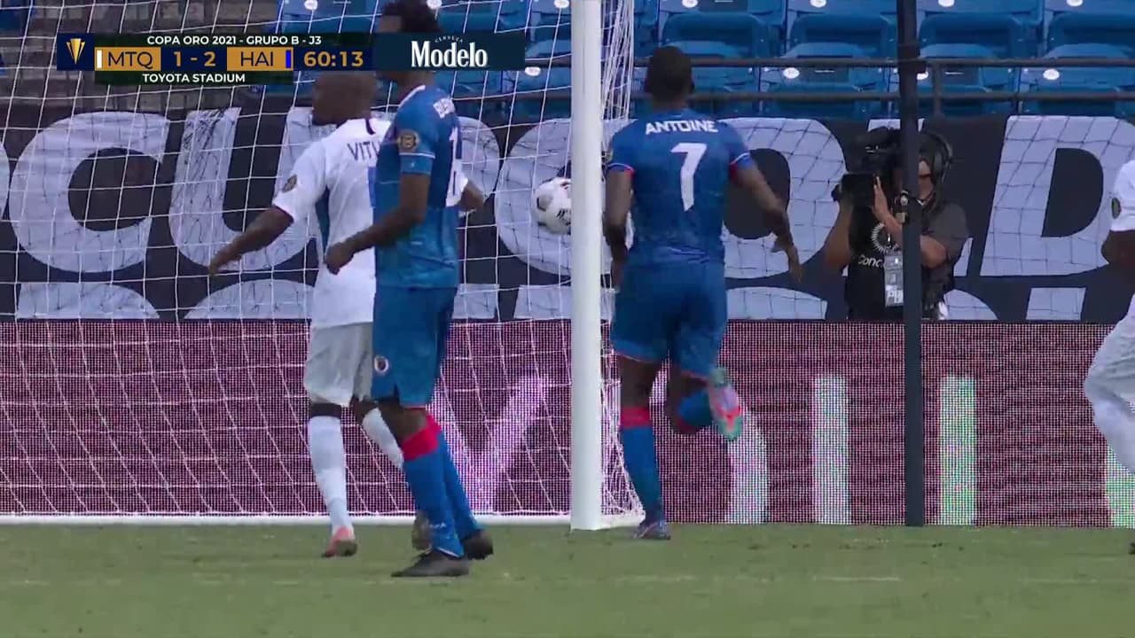 ¡GOL!  anota para Haití. Ricardo Ade