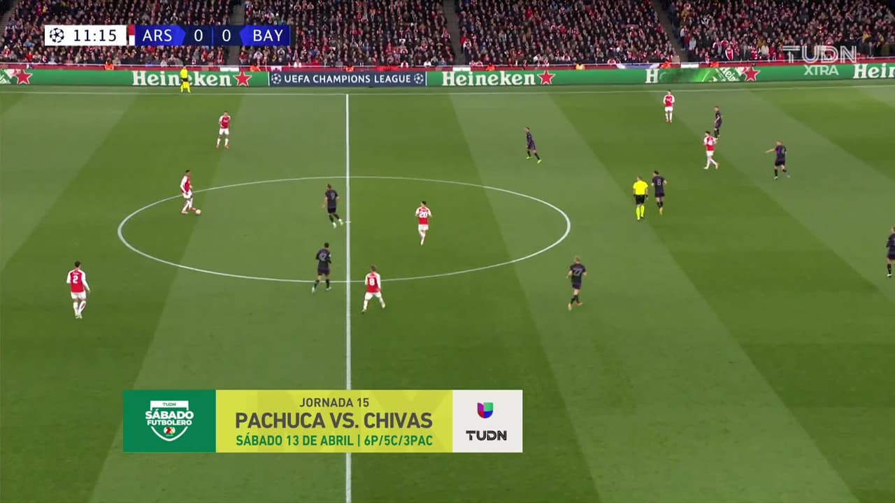 ¡GOL!  anota para Arsenal. Bukayo Saka