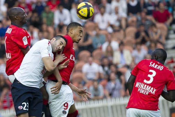 Lille se enfrentó al histórico París Saint Germain en la última jornada del torneo francés.