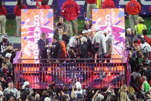Los New England Patriots ganaron su cuarto Super Bowl y Tom Brady se colocó como uno de los mejores quarterbacks de la historia de la NFL (Foto: Mario Castillo).