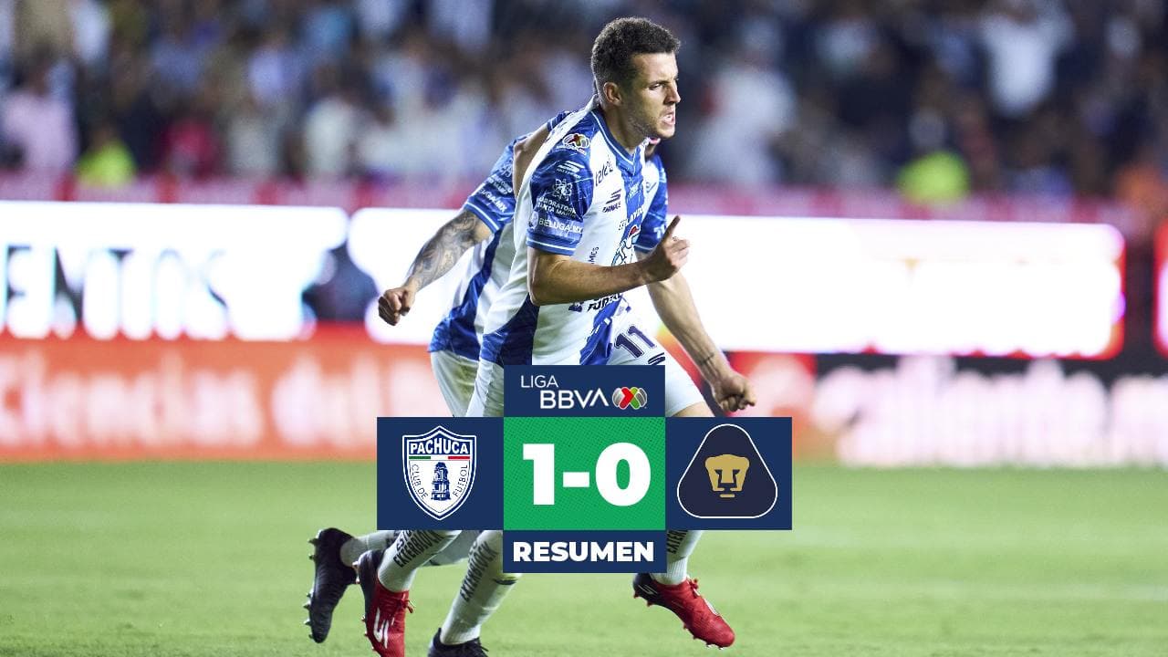 Pachuca derrota a Pumas en la Semifinal de ida del Clausura 2026 