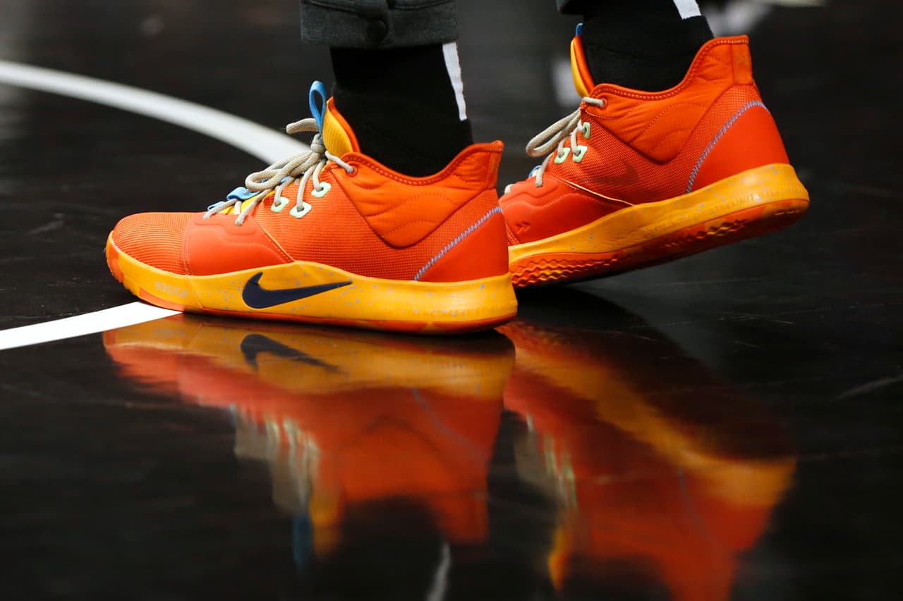 Tenis usados por Paul George #13 de Los Angeles Clippers.