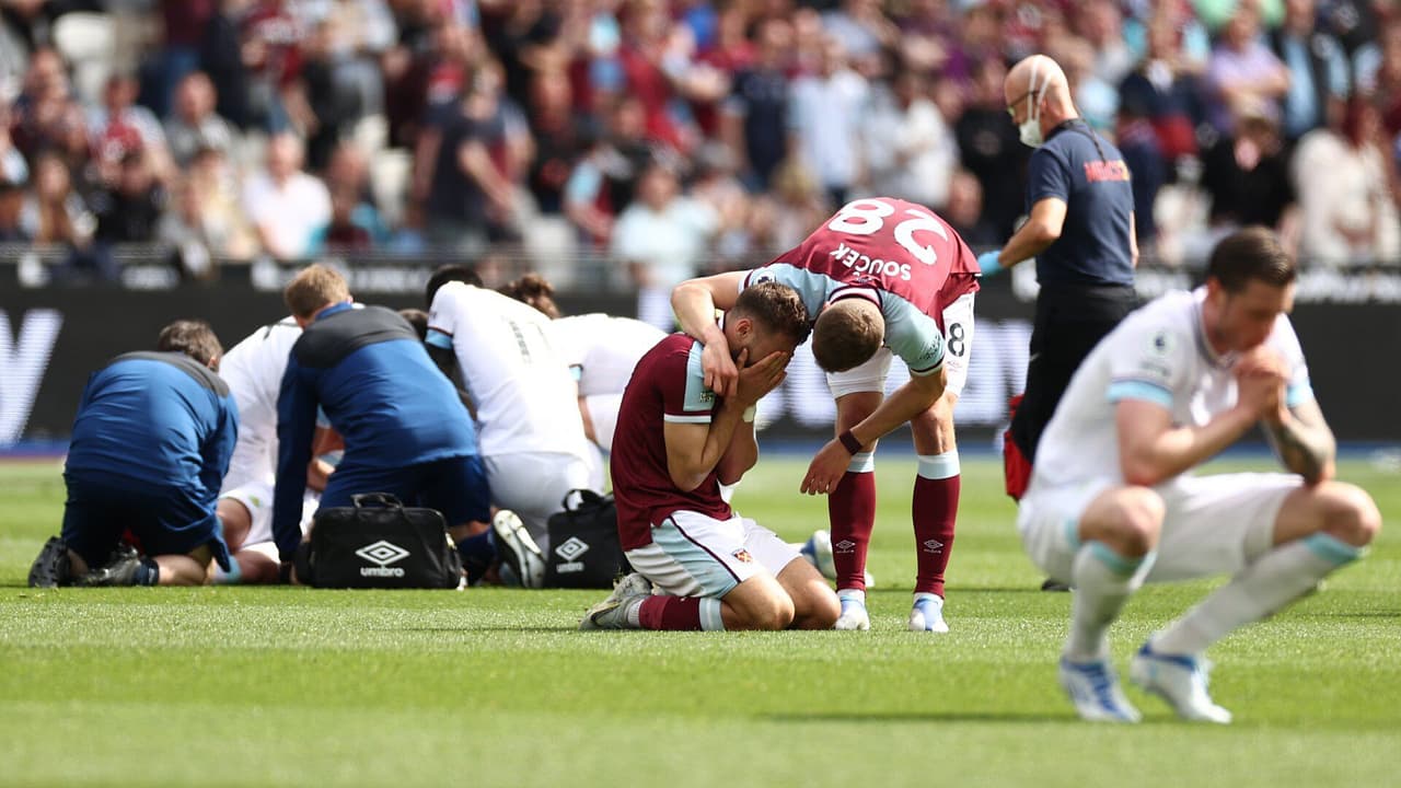 Terrible lesión en el Burnley vs West Ham deja a rival en lágrimas