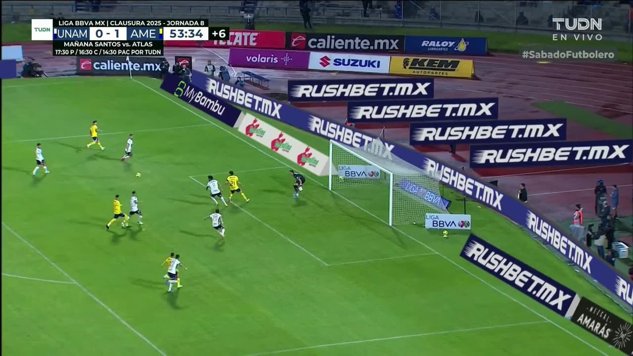 ¡TIRO ATAJADO! disparo por Brian Rodríguez.