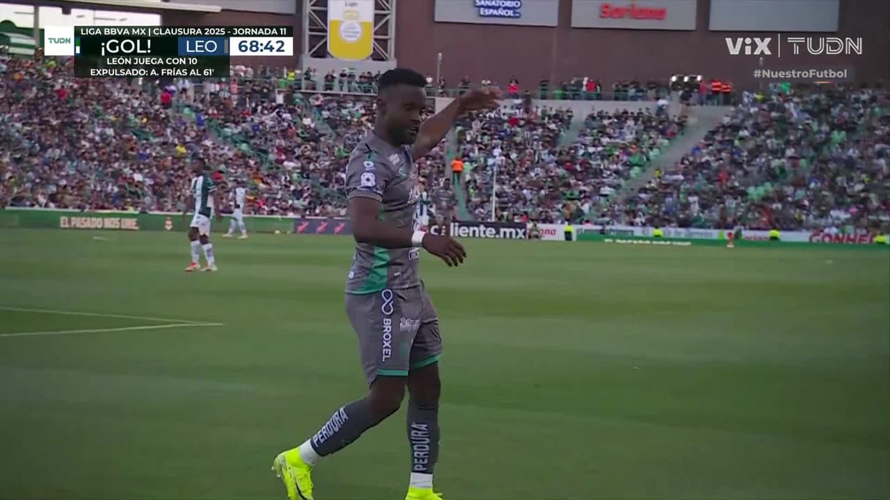 ¡Golazo del León! John Mendoza define cruzado para abrir el marcador