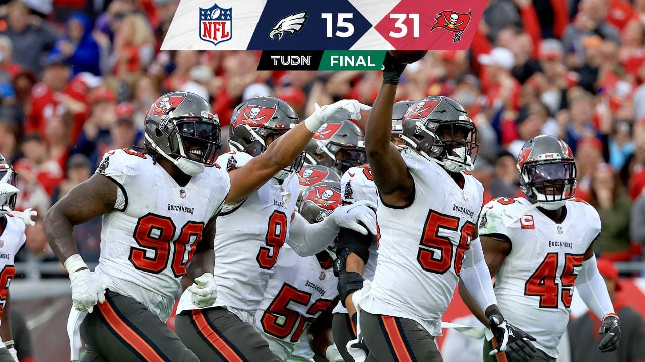 Brady y sus Buccaneers aplastan y echan a Eagles de playoffs