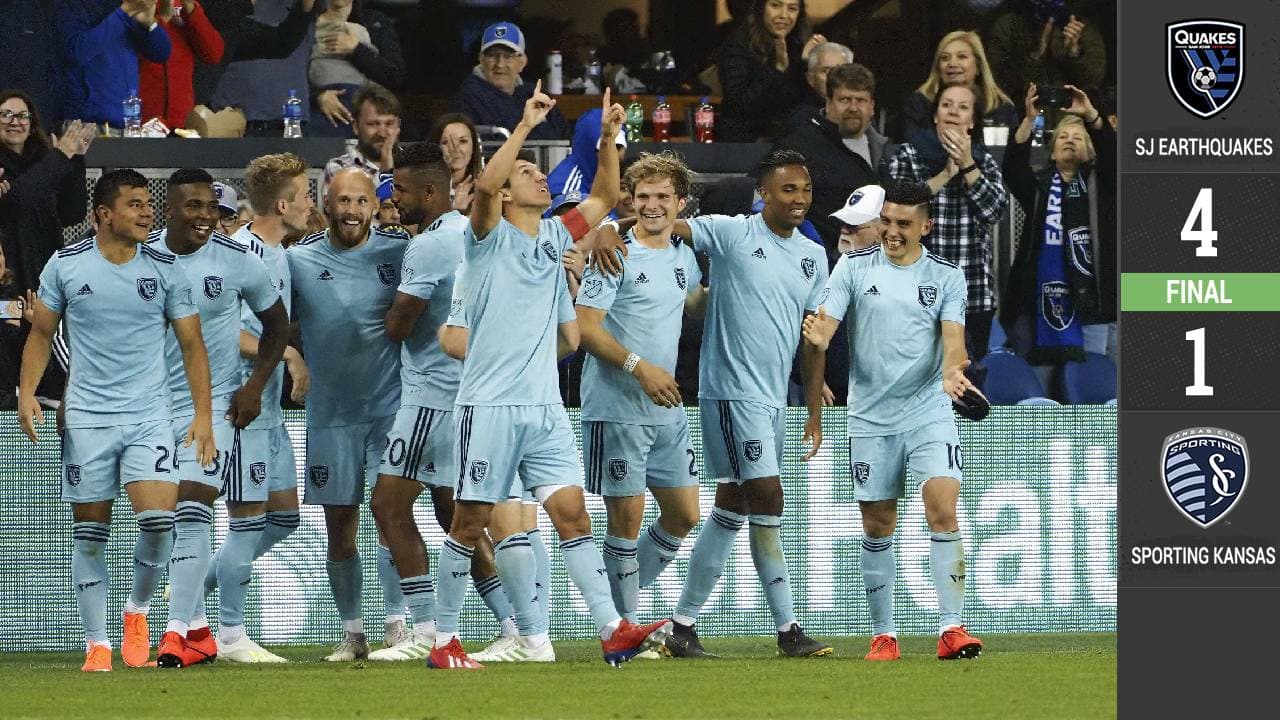 Giro de 180 grados: Los Quakes de Matías Almeyda jugaron por nota y arrollaron a Sporting KC