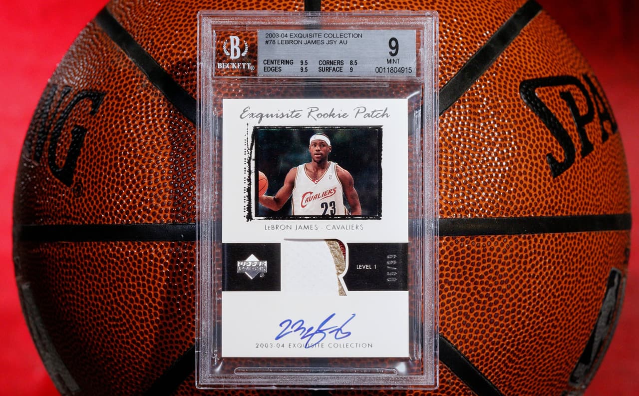 Tarjeta de LeBron James se subasta en 1.8 millones y rompe récord