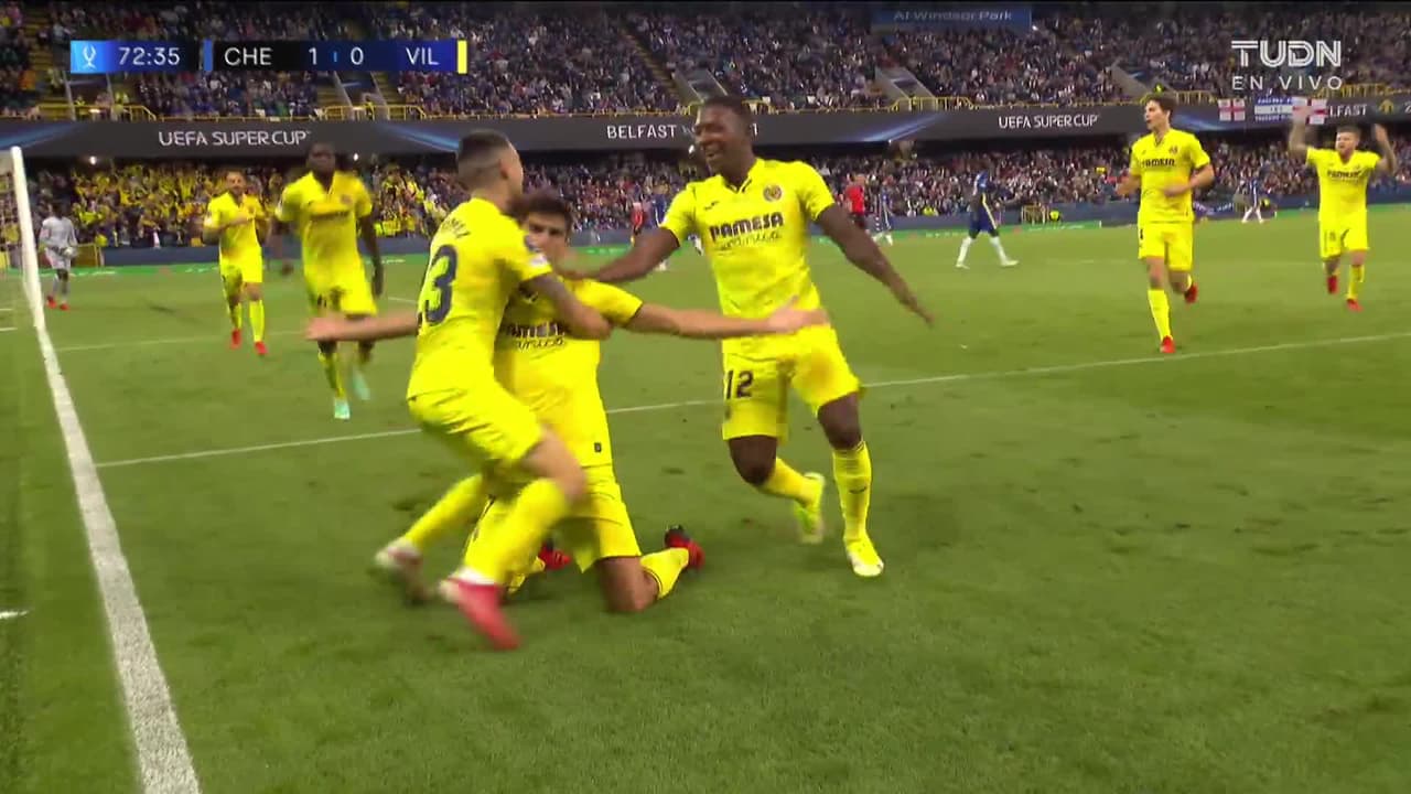 ¡GOL!  anota para Villarreal. Gerard Moreno