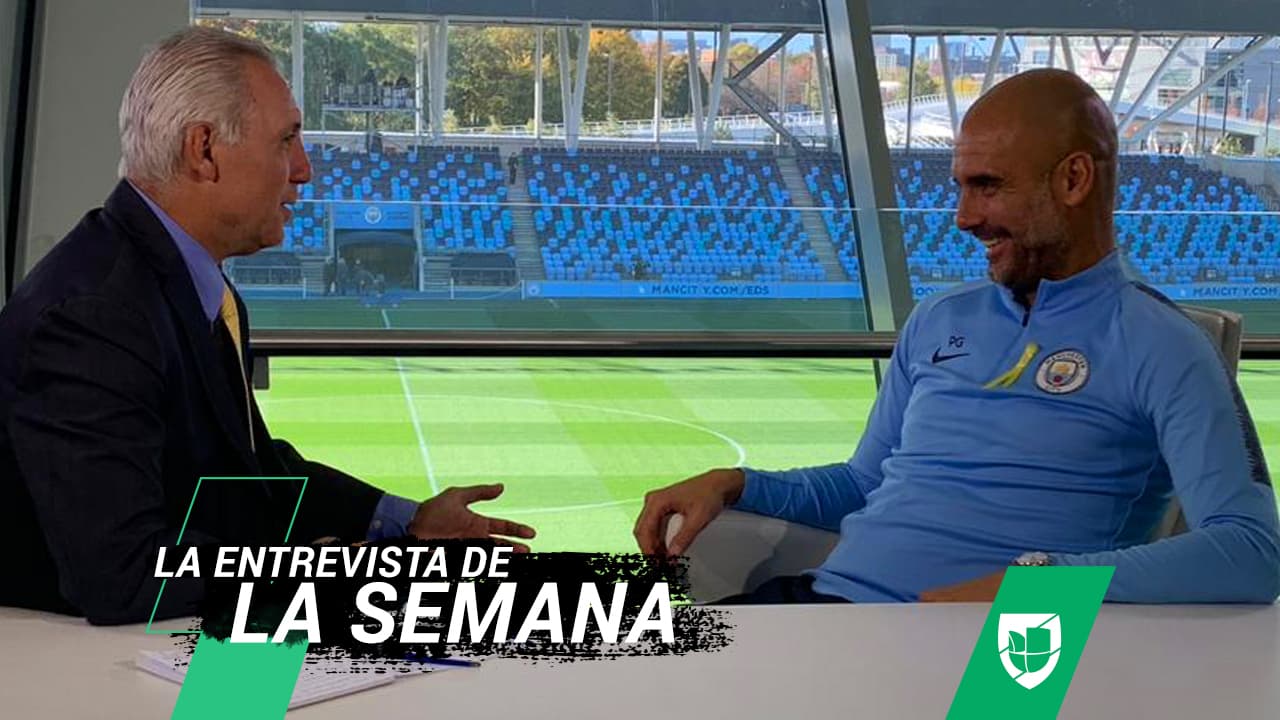 ¡En exclusiva! Guardiola habló sobre CR7, Messi y lo especial que es el Clásico español