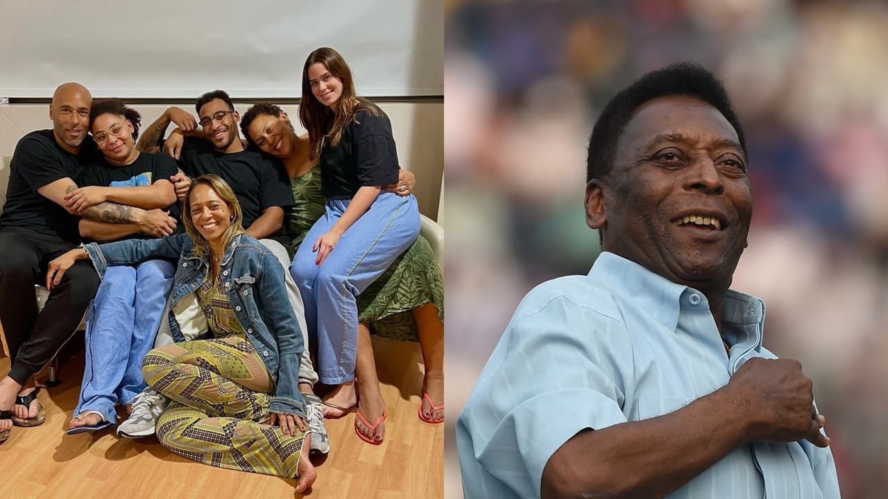 Hijos de Pelé mandan mensaje navideño desde el hospital