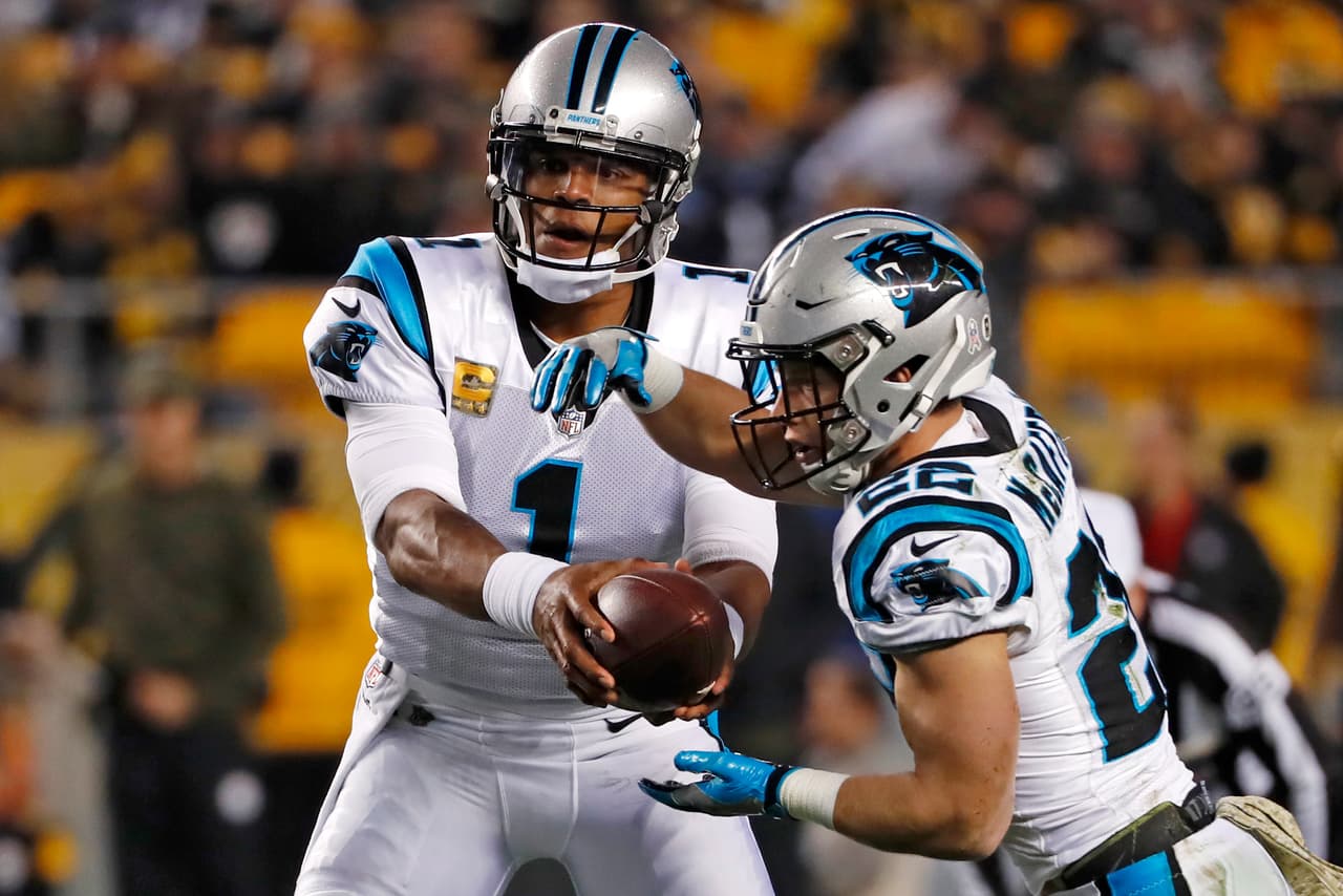 Luego de una jugada de play action, Cam Newton se conectó con Christian McCaffrey en pase de 20 yardas para touchdown y comenzar a tambor batiente el partido en Heinz Field.