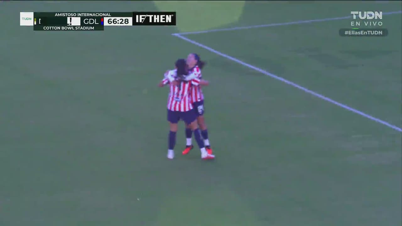 ¡Tenía que ser ella! Licha Cervantes marca un golazo para el 2-1
